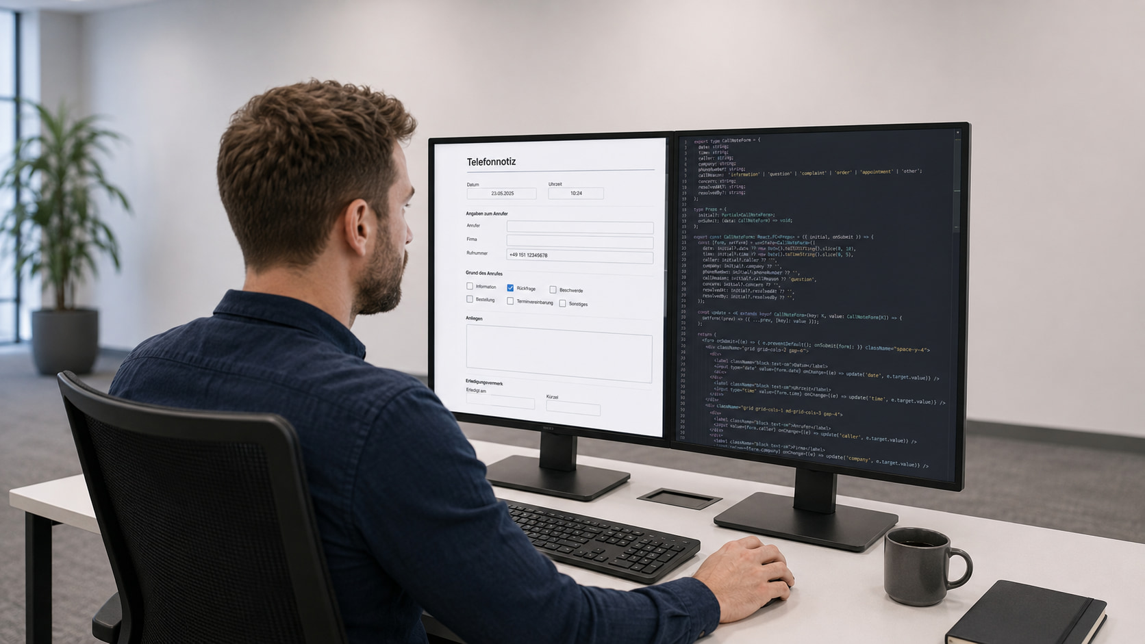 Telefonnotiz mit Formilo programmieren lassen