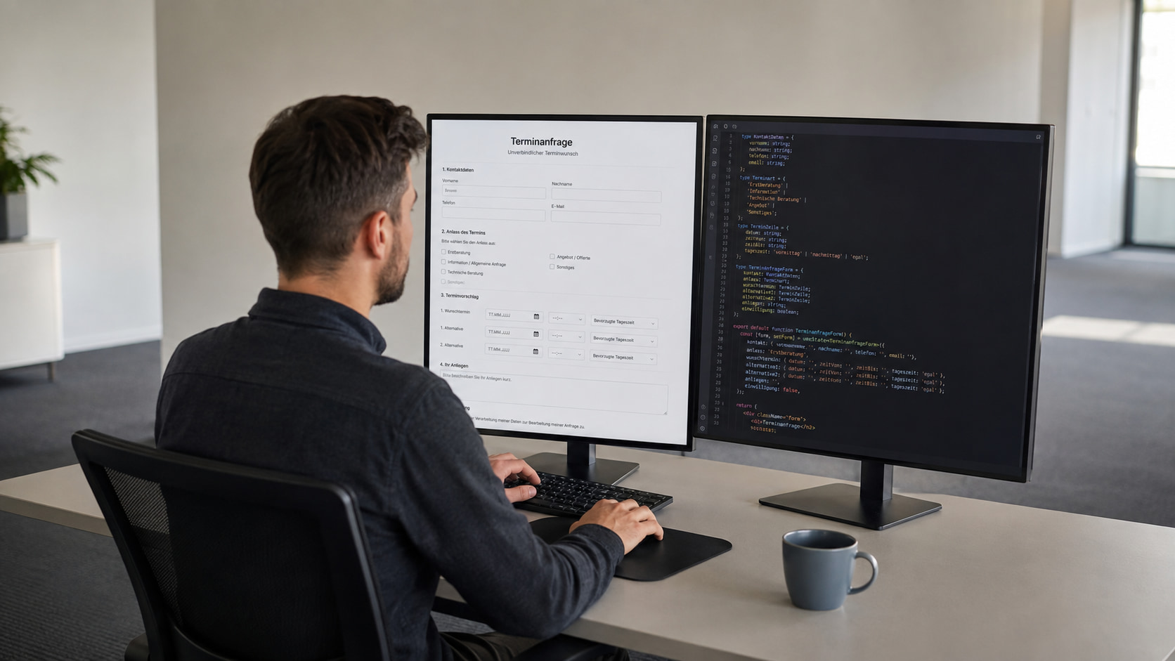 Terminanfrage mit Formilo programmieren lassen