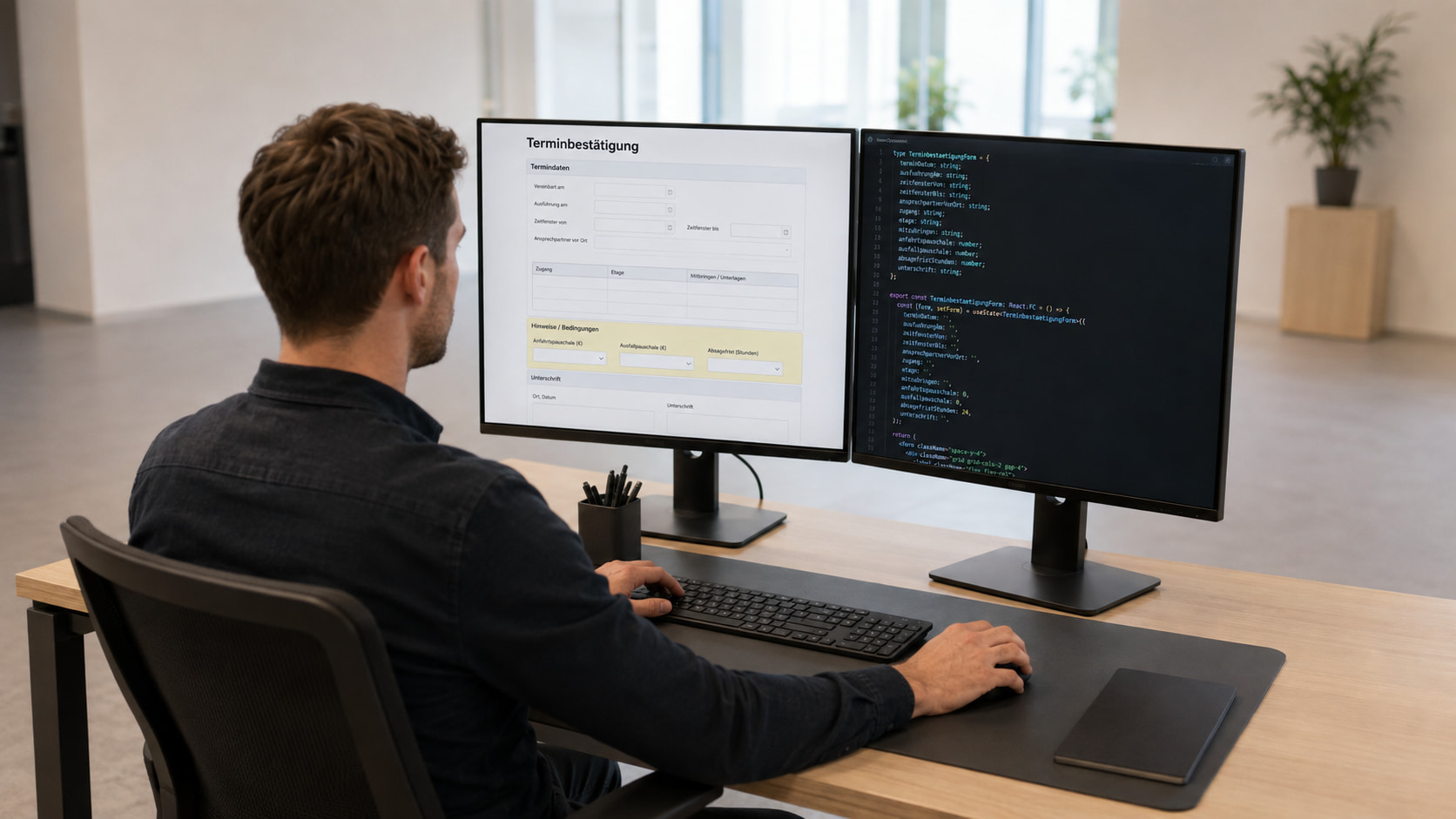 Terminbestätigung mit Formilo programmieren lassen