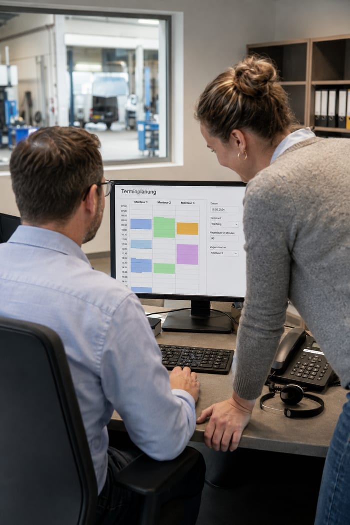 Digitalisierung der Terminplanung