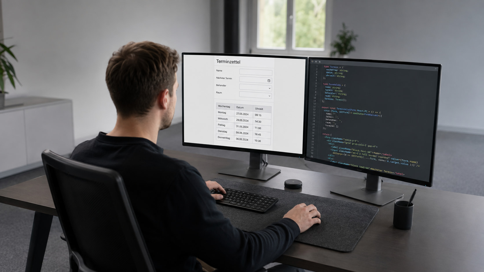 Terminzettel mit Formilo programmieren lassen