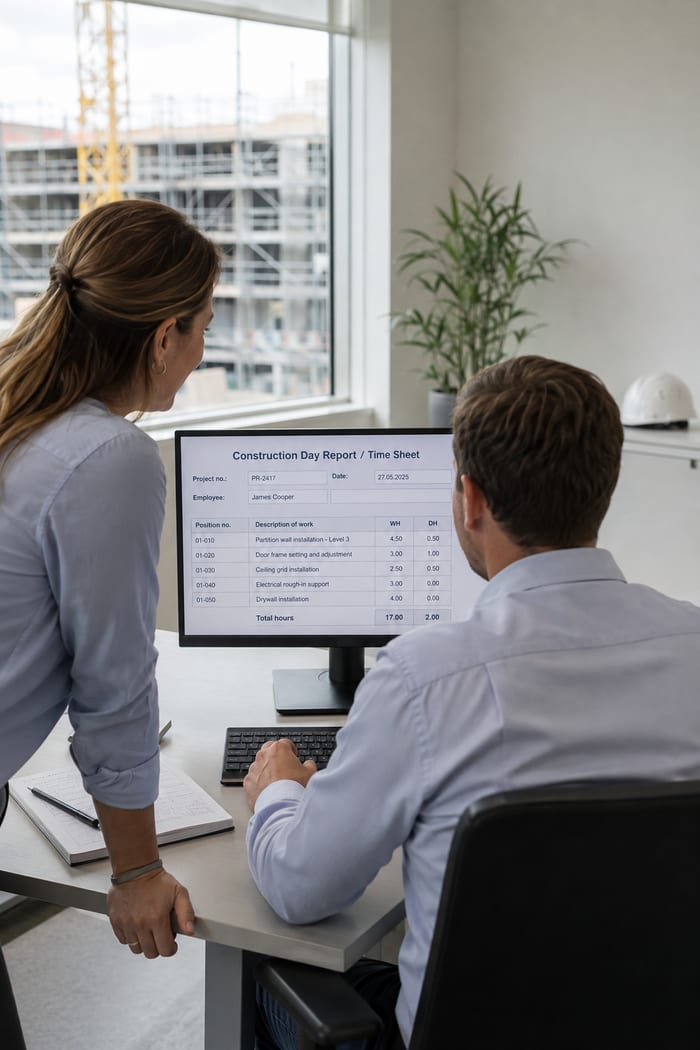 Digitalisierung des Timesheets