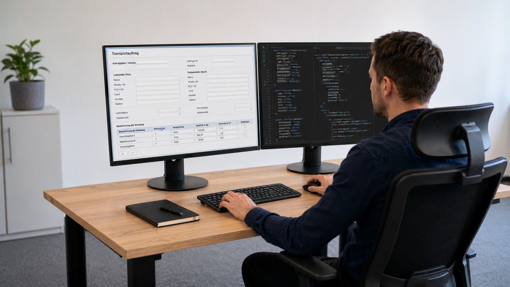 Transportauftrag mit Formilo programmieren lassen