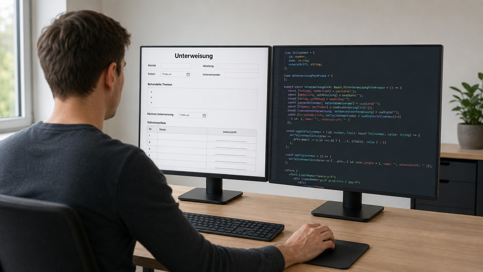 Unterweisungsvorlage mit Formilo programmieren lassen