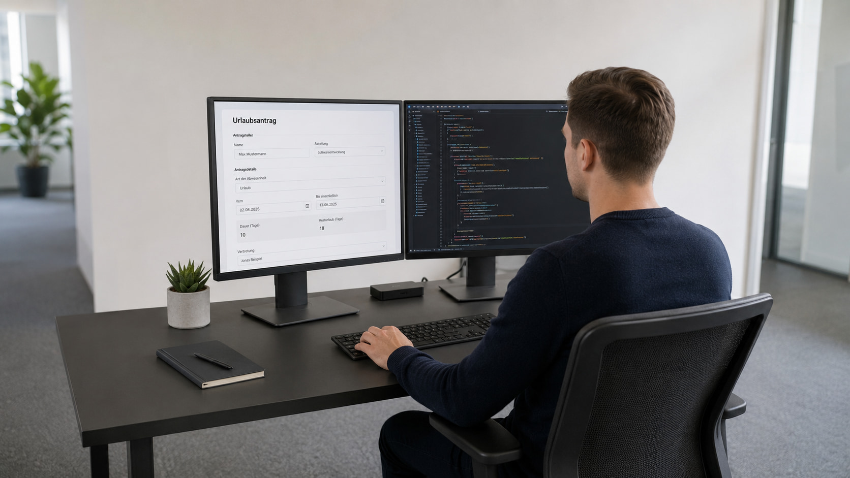 Urlaubsantrag mit Formilo programmieren lassen