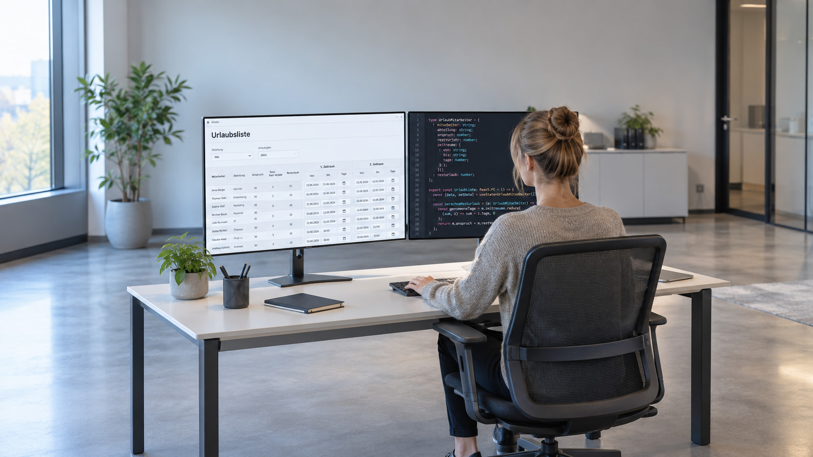 Urlaubsliste mit Formilo programmieren lassen
