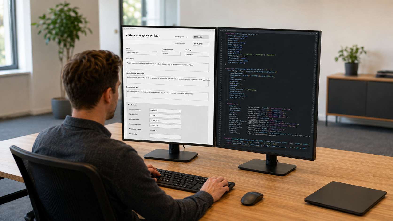 Verbesserungsvorschlag mit Formilo programmieren lassen