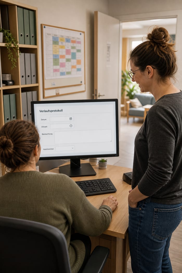 Digitalisierung des Verlaufsprotokolls