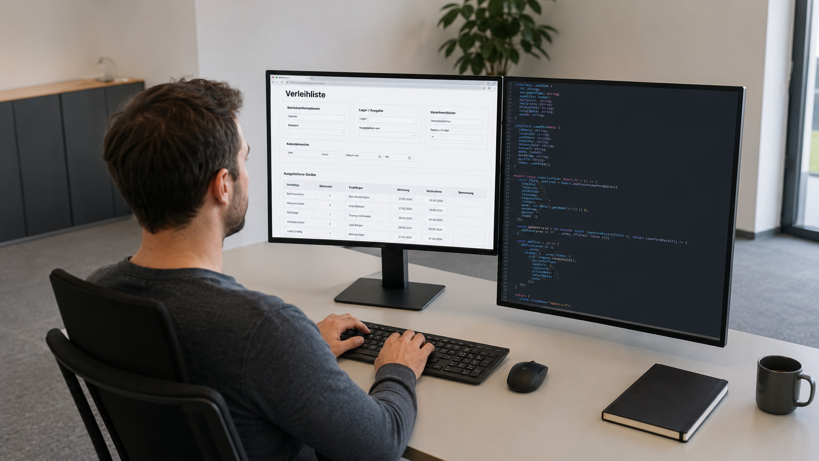Verleihliste mit Formilo programmieren lassen