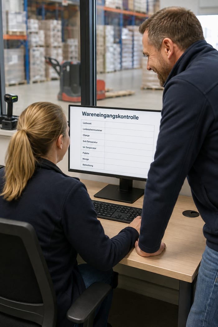 Digitalisierung der Wareneingangskontrolle