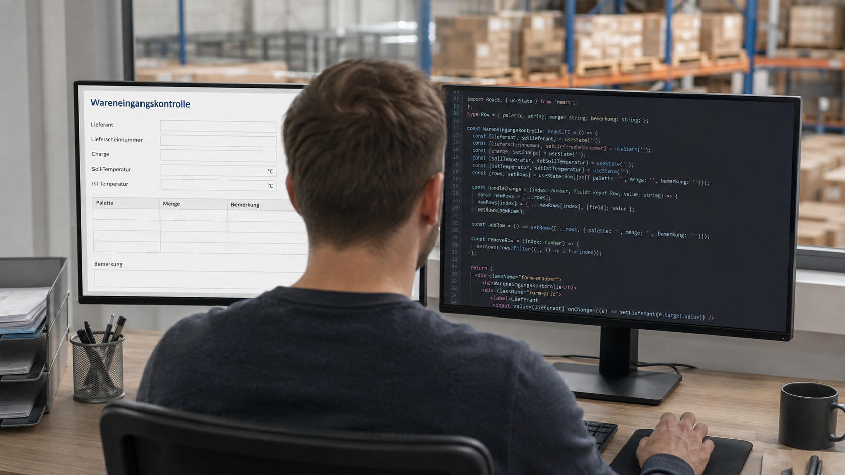 Wareneingangskontrolle mit Formilo programmieren lassen