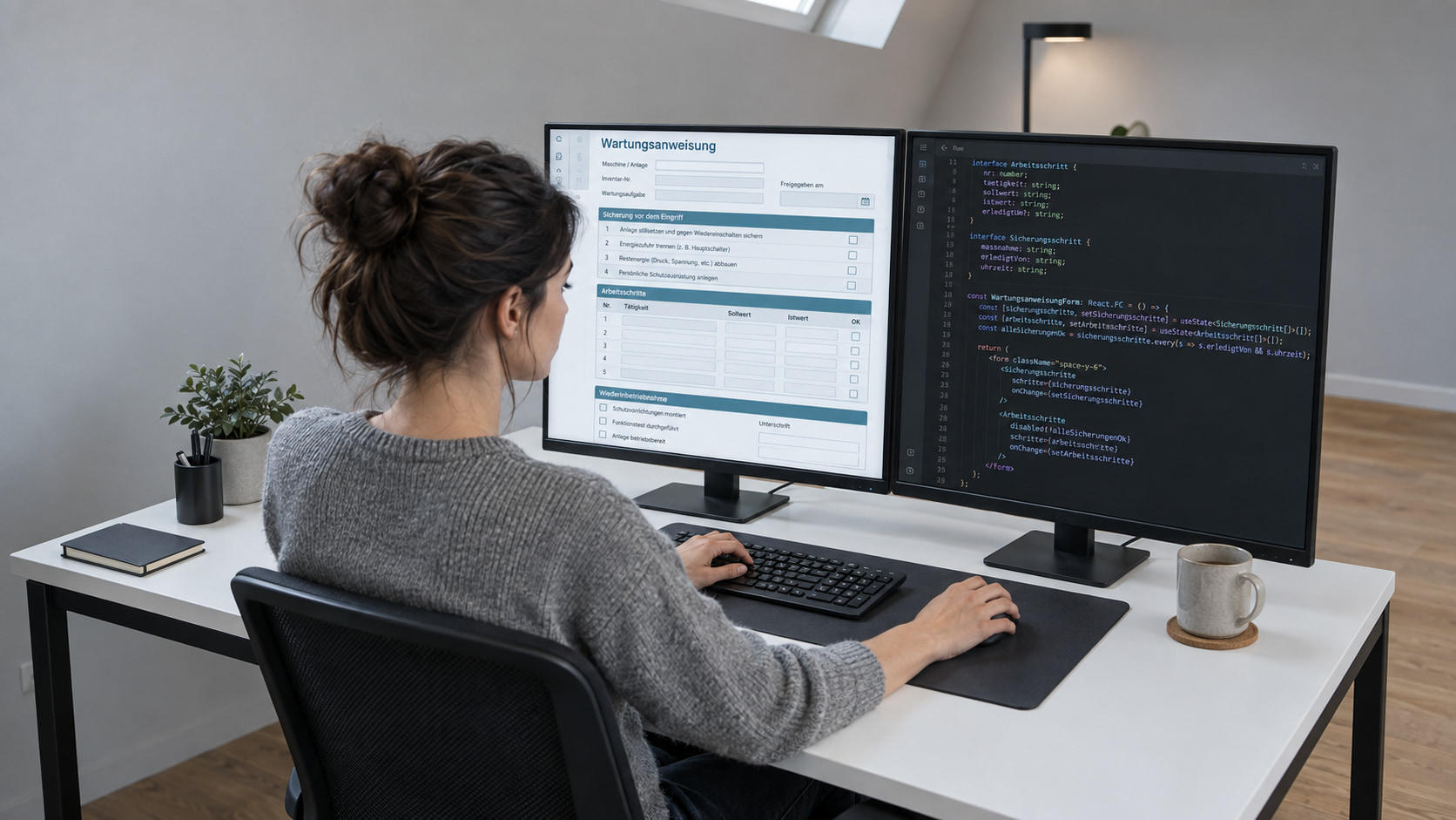 Wartungsanweisung mit Formilo programmieren lassen
