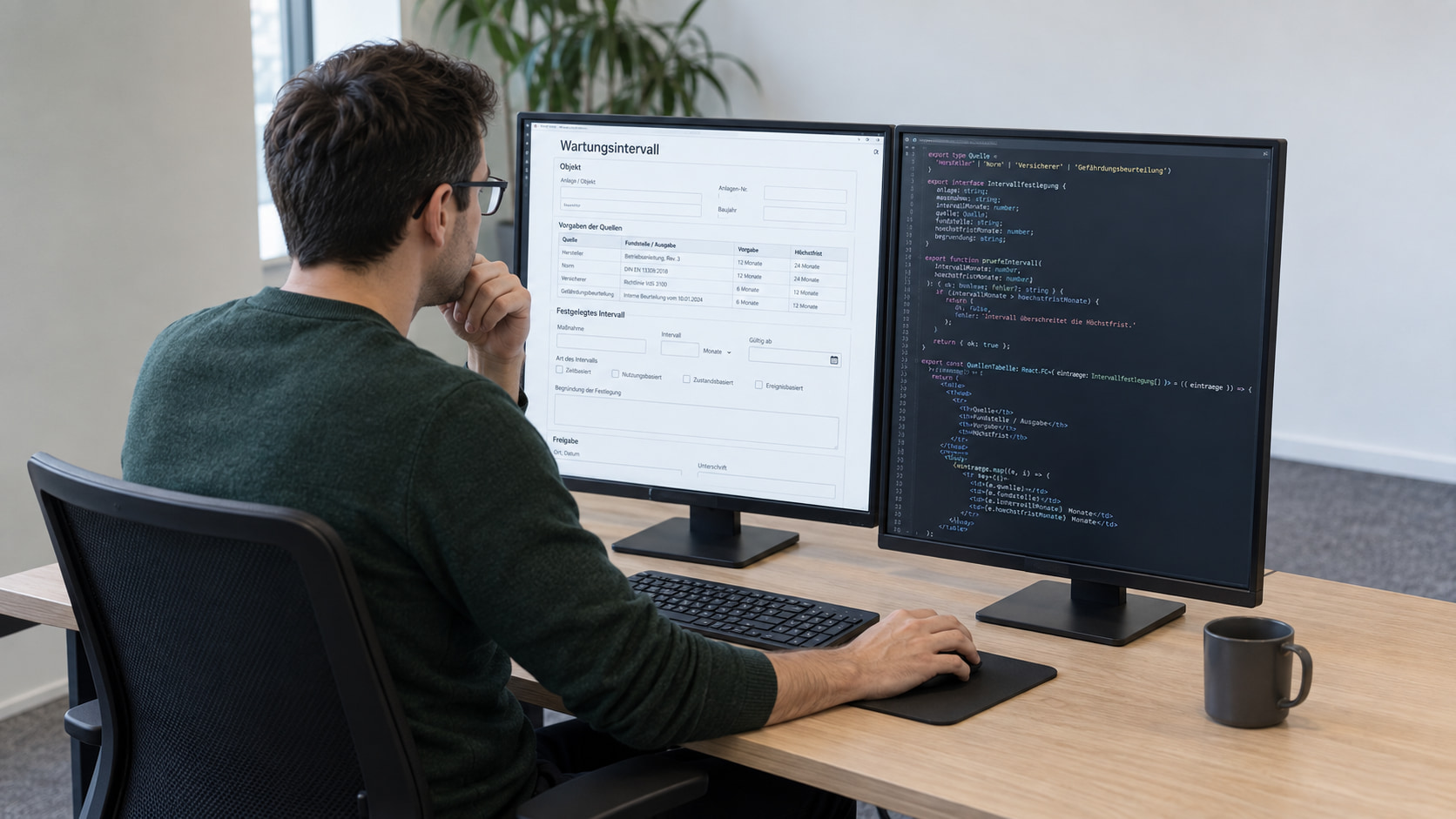 Wartungsintervall mit Formilo programmieren lassen