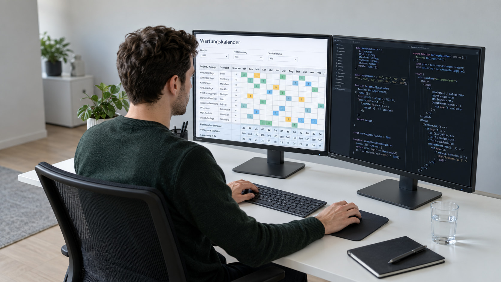 Wartungskalender mit Formilo programmieren lassen