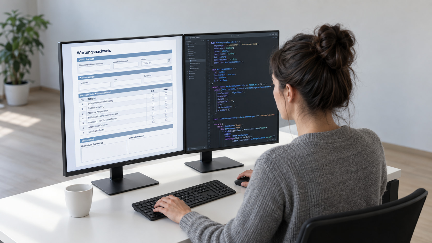 Wartungsnachweis mit Formilo programmieren lassen