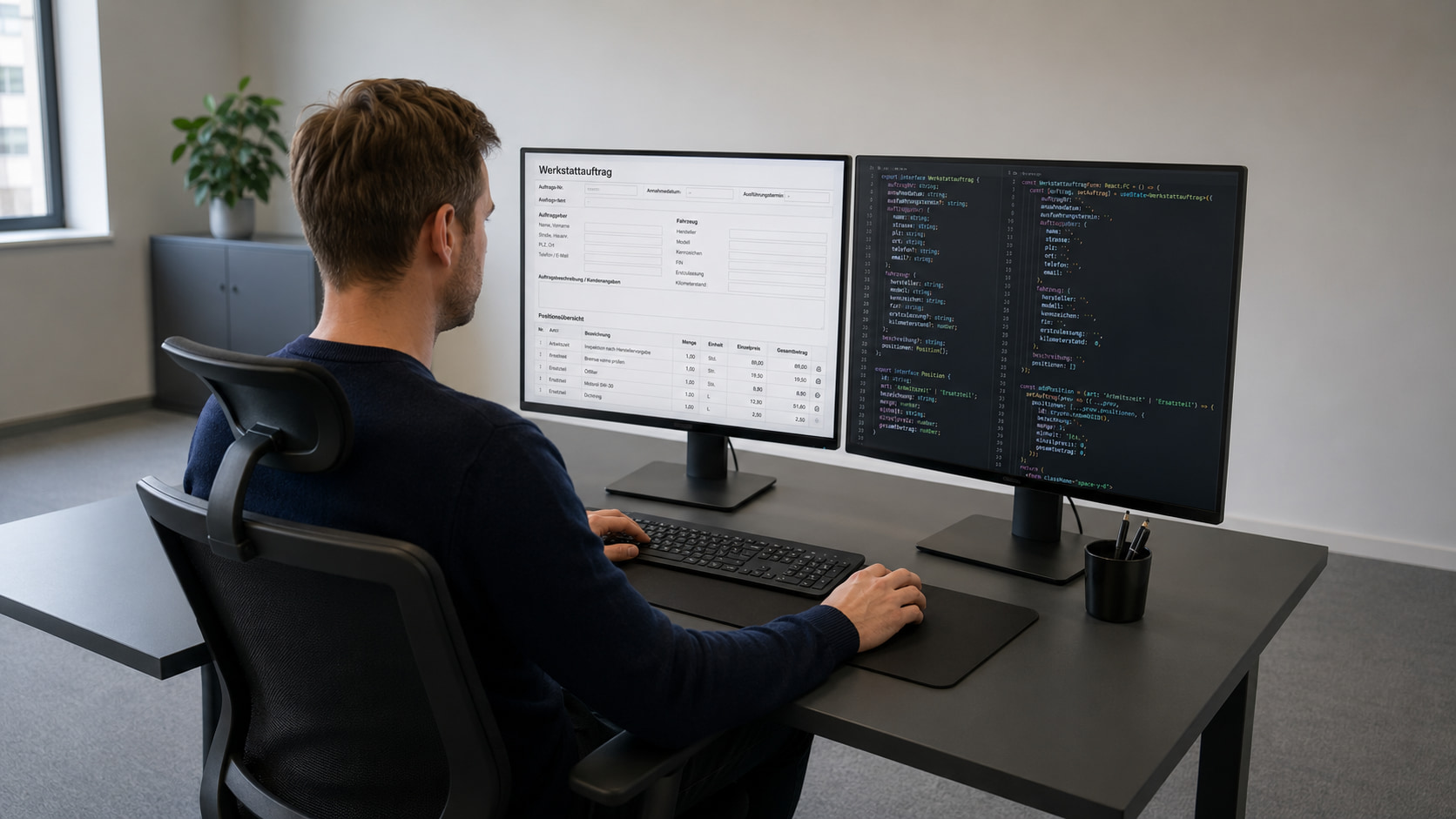 Werkstattauftrag mit Formilo programmieren lassen