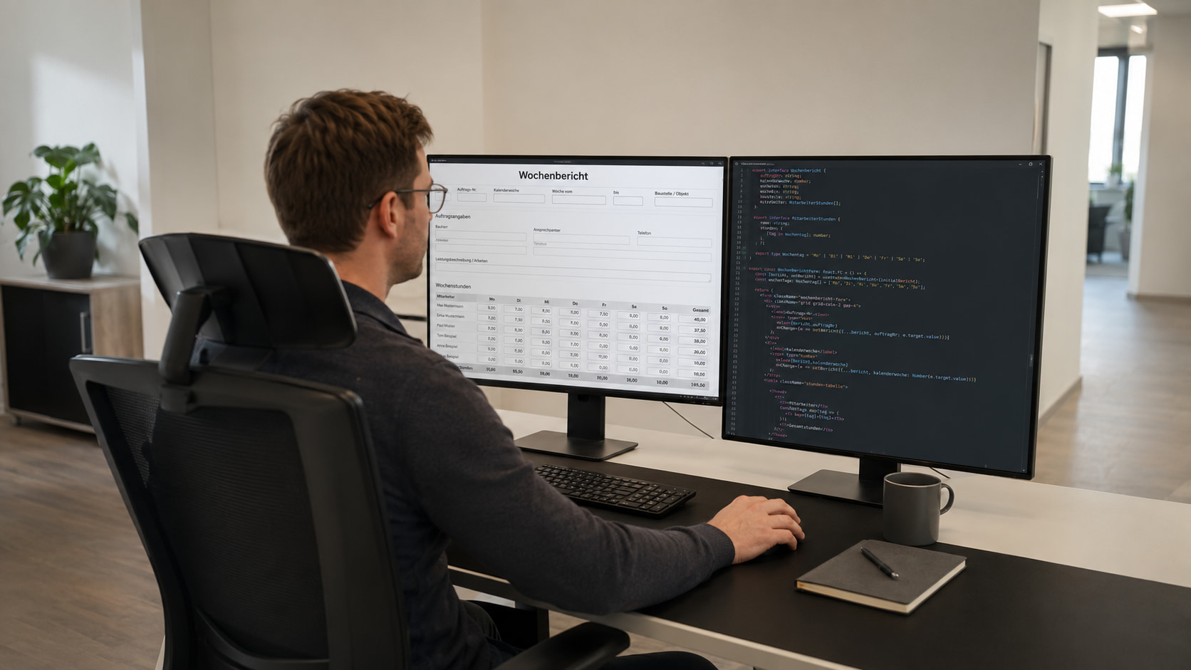 Wochenbericht mit Formilo programmieren lassen