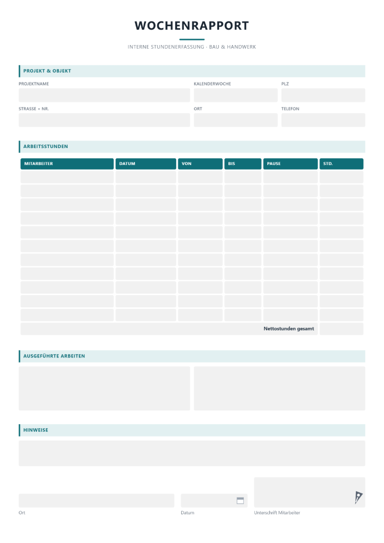 Wochenrapport