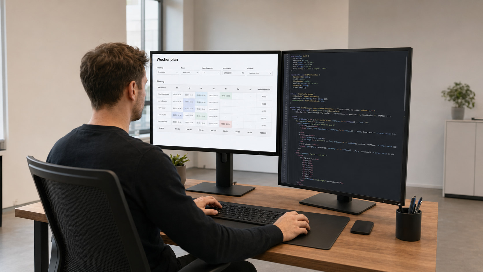 Wochenplan mit Formilo programmieren lassen