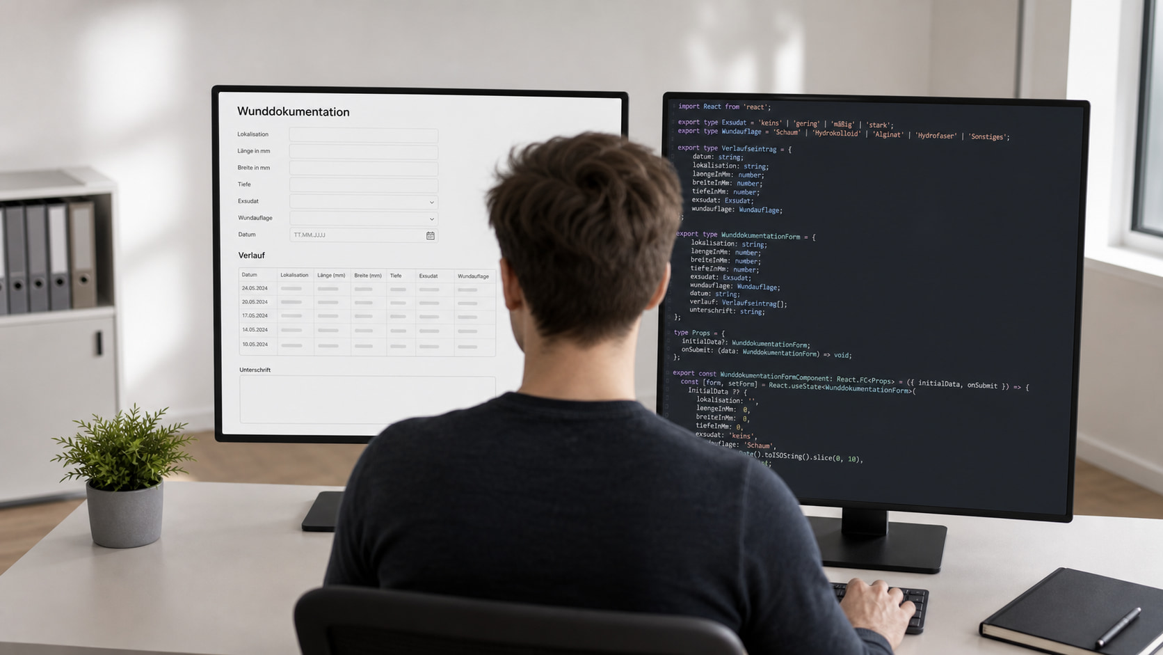 Wunddokumentation mit Formilo programmieren lassen