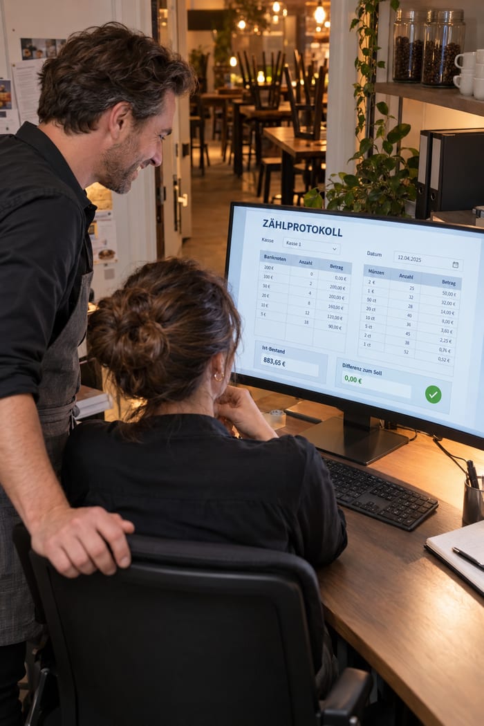 Digitalisierung des Zählprotokolls