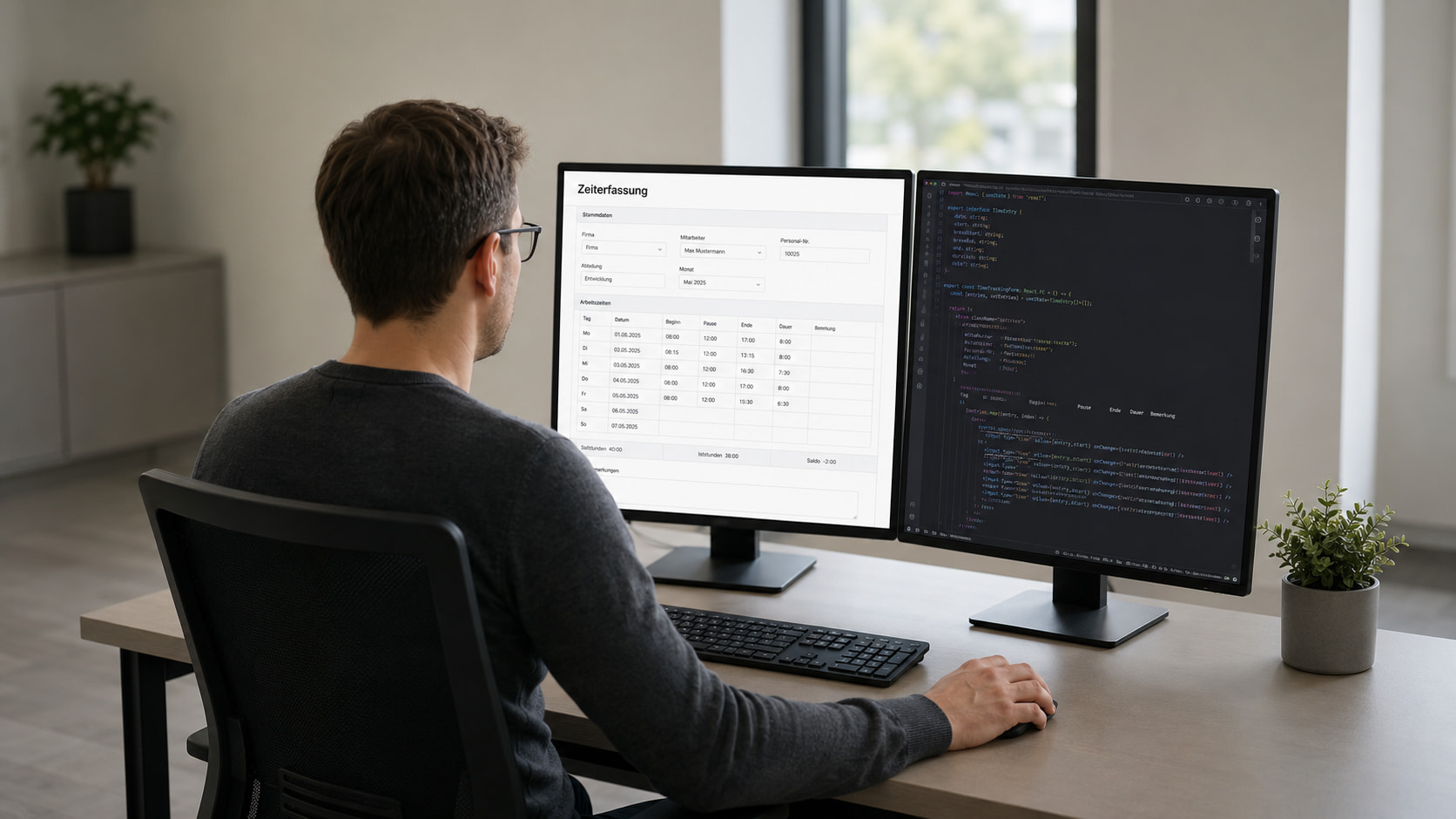 Zeiterfassungsformular mit Formilo programmieren lassen