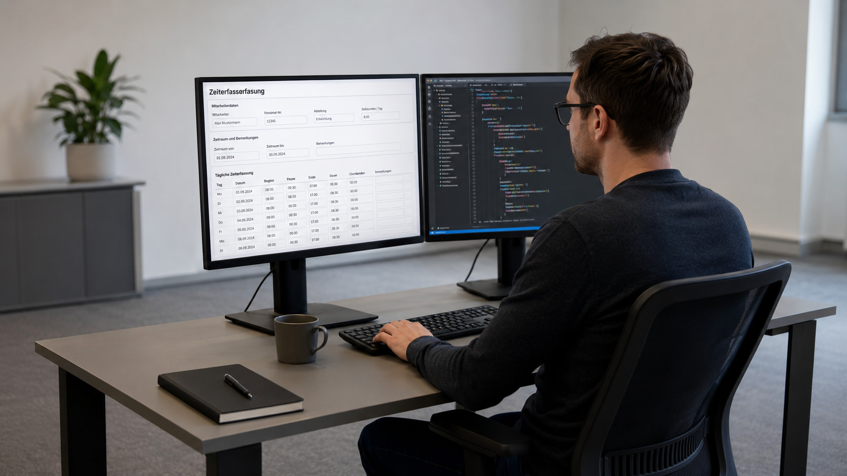 Zeiterfassung-Muster mit Formilo programmieren lassen