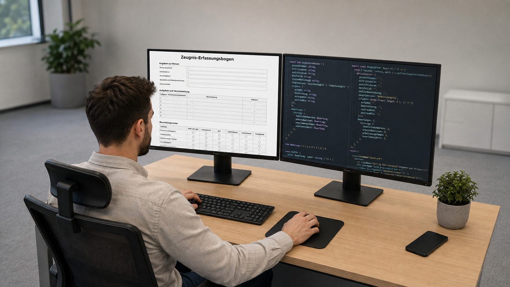 Zeugnis-Vorlage mit Formilo programmieren lassen