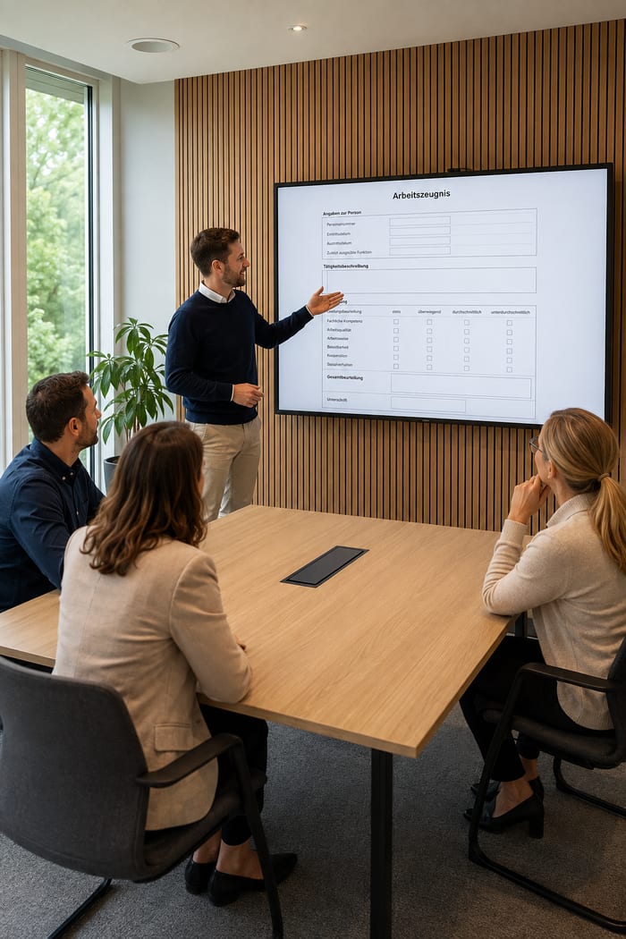 Beratung zur Zeugnis-Vorlage