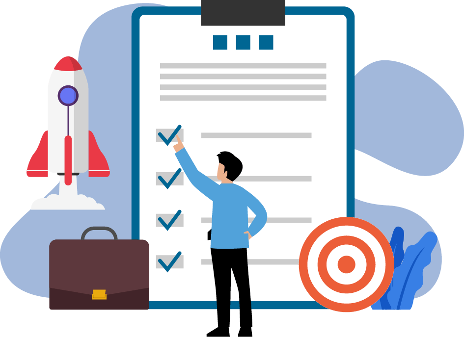 Illustration einer Checkliste