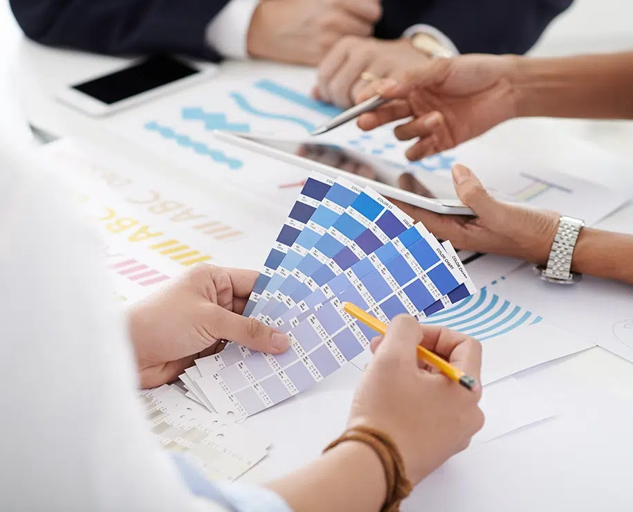Blau für die Corporate Identity