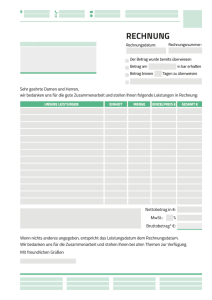 Rechnung